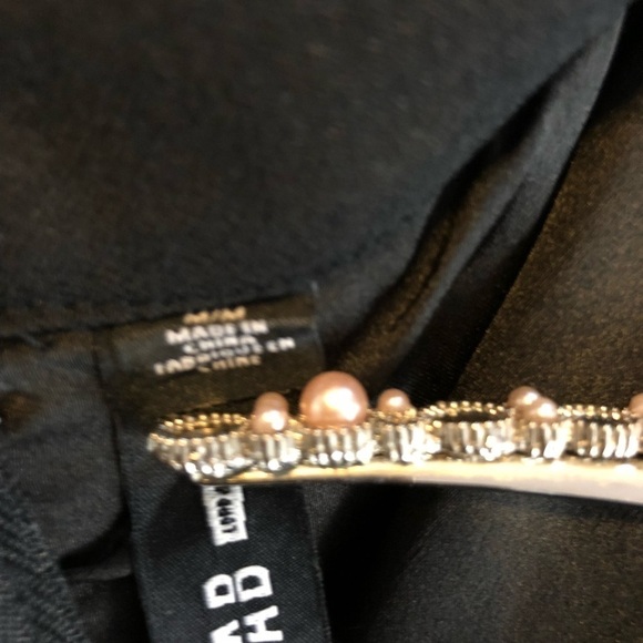 Design Lab Embroidered Black and White Mini Skirt - Picture 8 of 8